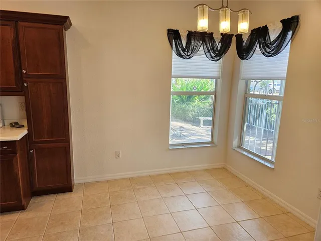 a view of an entryway and a window