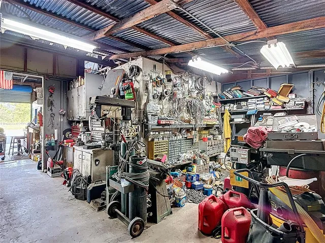 a view of storage and utility room