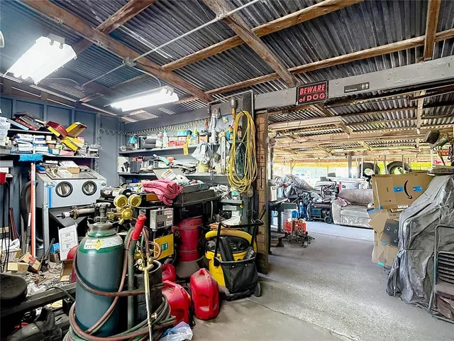 a view of a storage room with a lot of stuff