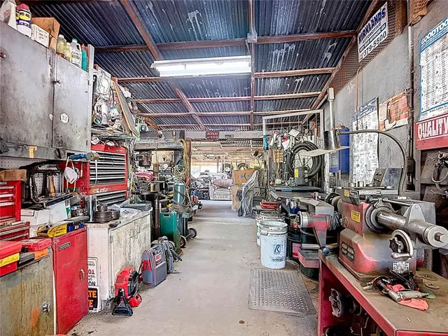 a view of storage and utility room