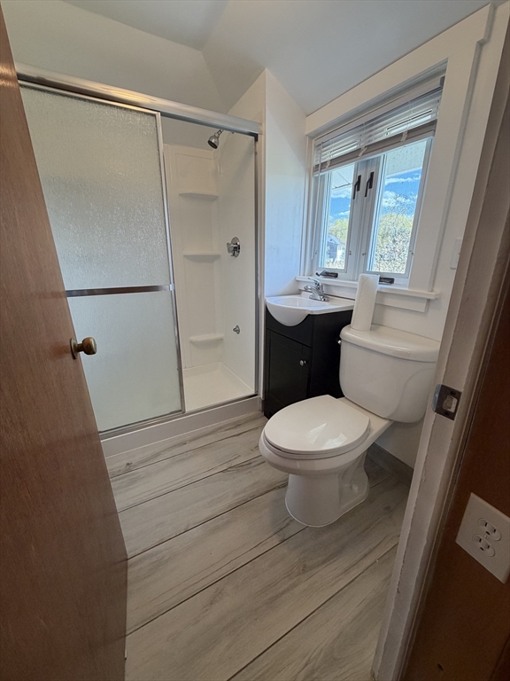 175 Spring Street, Unit 1 Hull, MA 02045 - Photo 14 of 15 a bathroom with a toilet and a shower