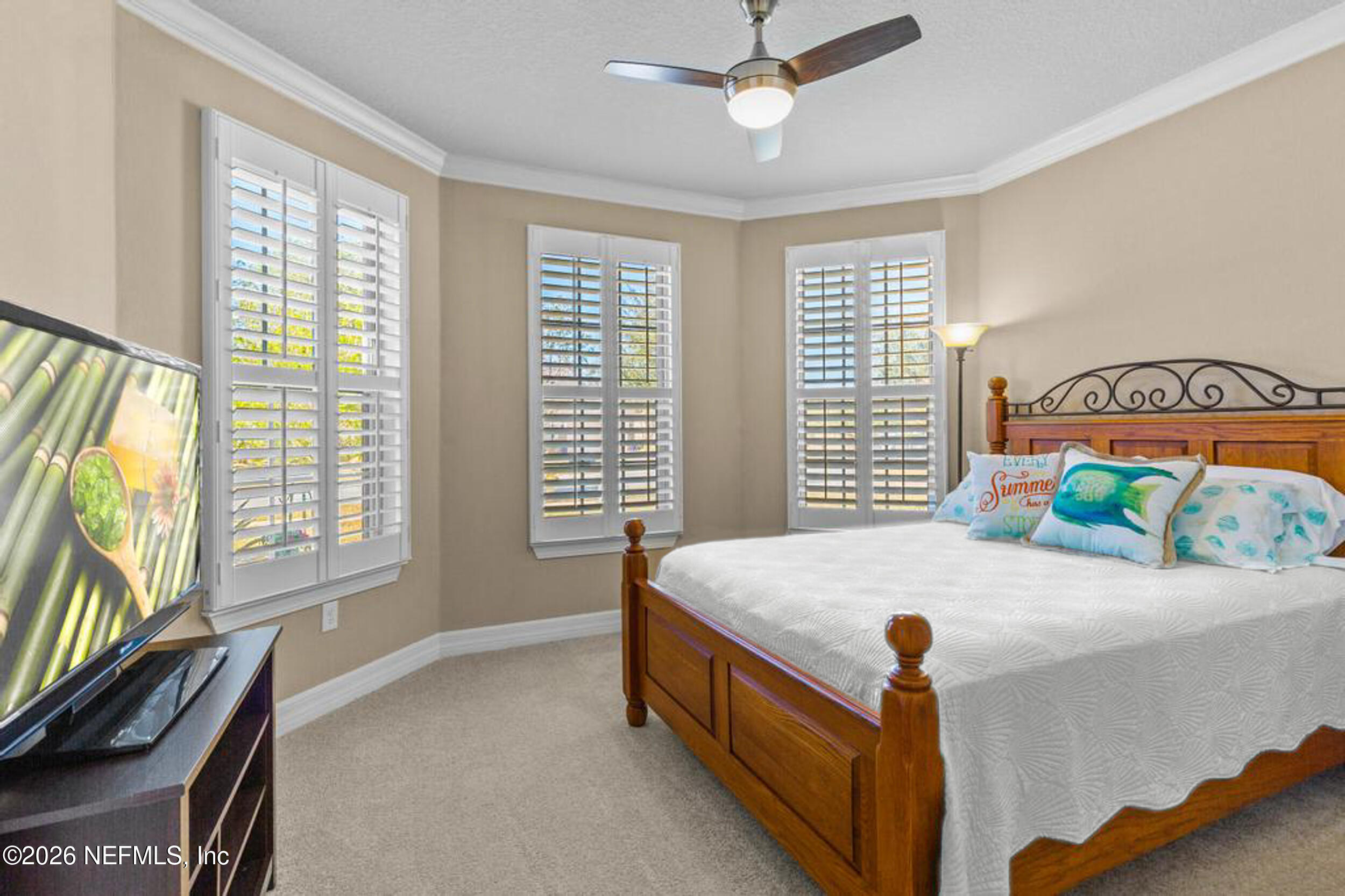 280 Winding Path Drive Ponte Vedra, FL 32081 - Photo 20 of 94 2nd Bedroom with Ceiling Fan