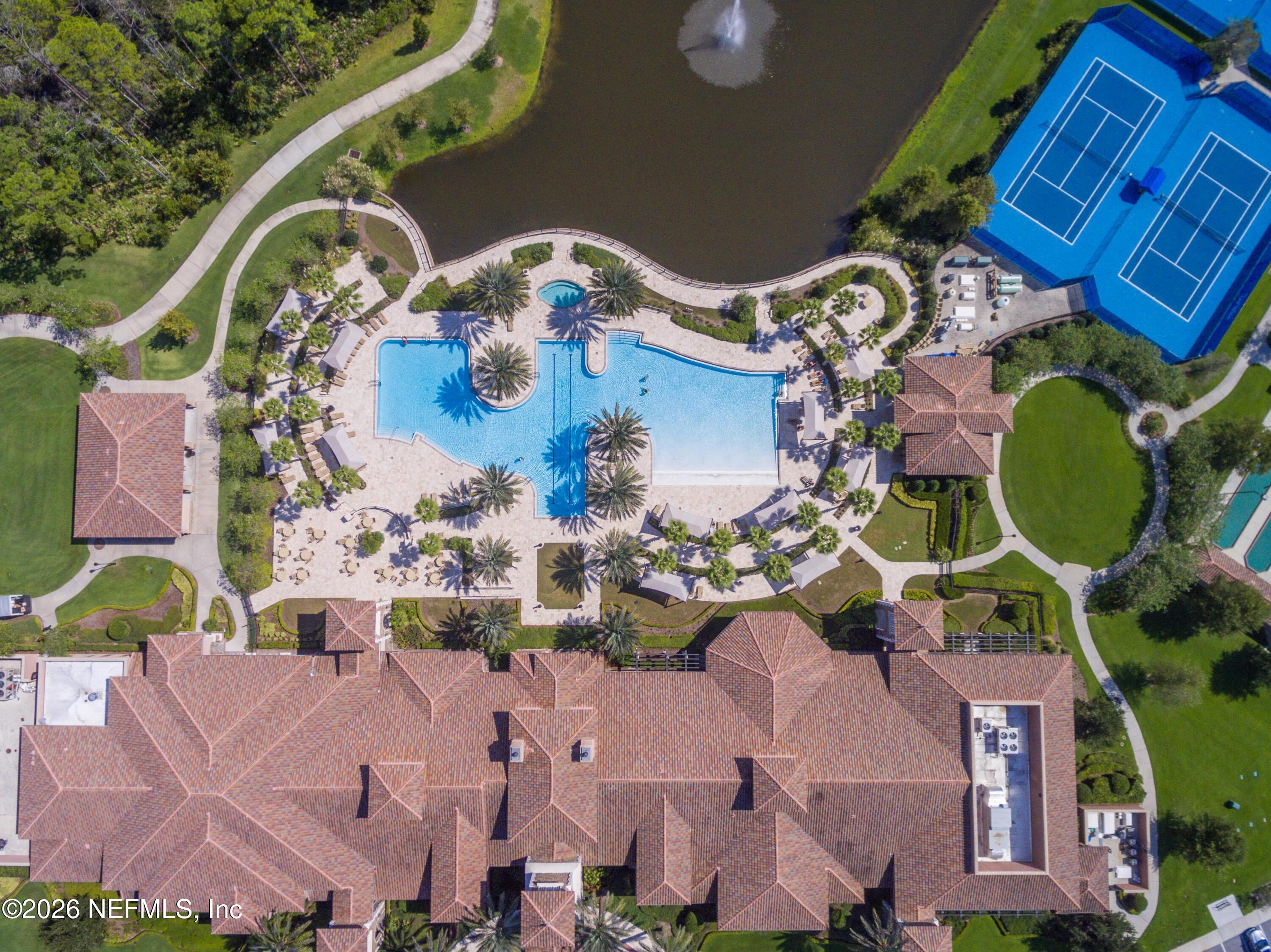 280 Winding Path Drive Ponte Vedra, FL 32081 - Photo 52 of 94 Anastasia Club Resort Style Pool Aerial