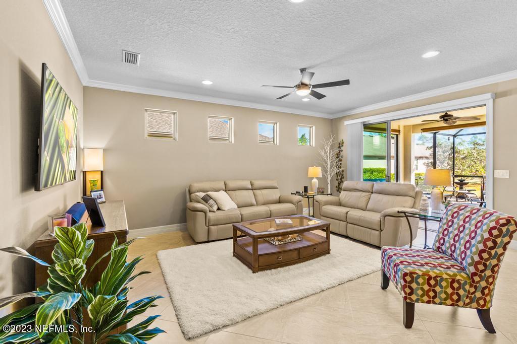 280 Winding Path Drive Ponte Vedra, FL 32081 - Photo 6 of 94 Living Room with Ceiling Fan
