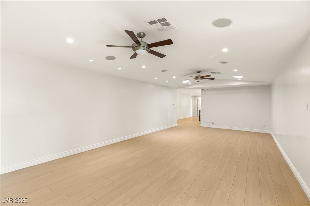 105 Quail Run Road Henderson, NV 89014 - Photo 42 of 88 Spare room with ceiling fan, recessed lighting, an