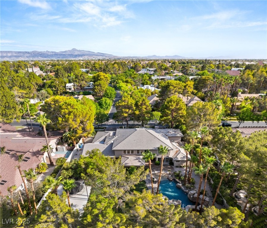105 Quail Run Road Henderson, NV 89014 - Photo 86 of 88 Aerial view of residential area with mountains