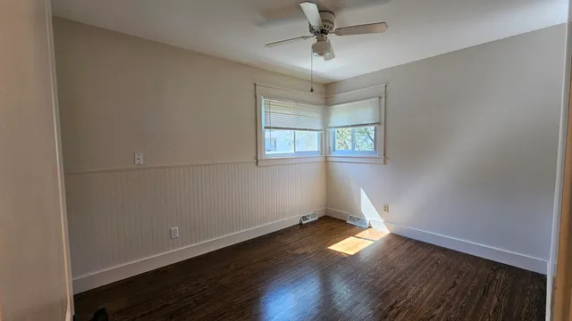 wooden floor in an empty room