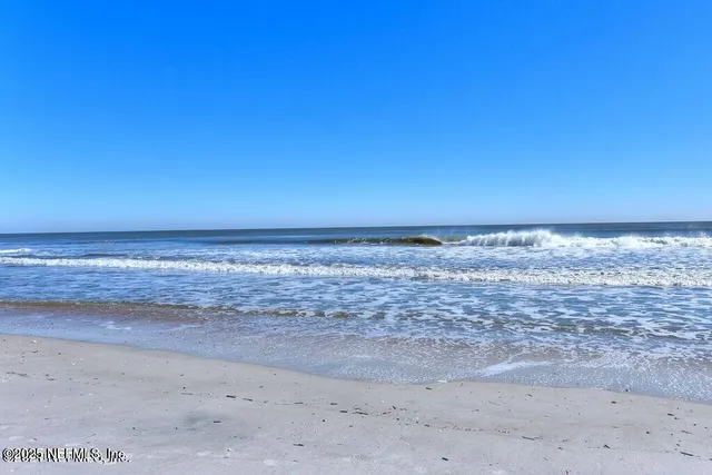a view of an ocean beach