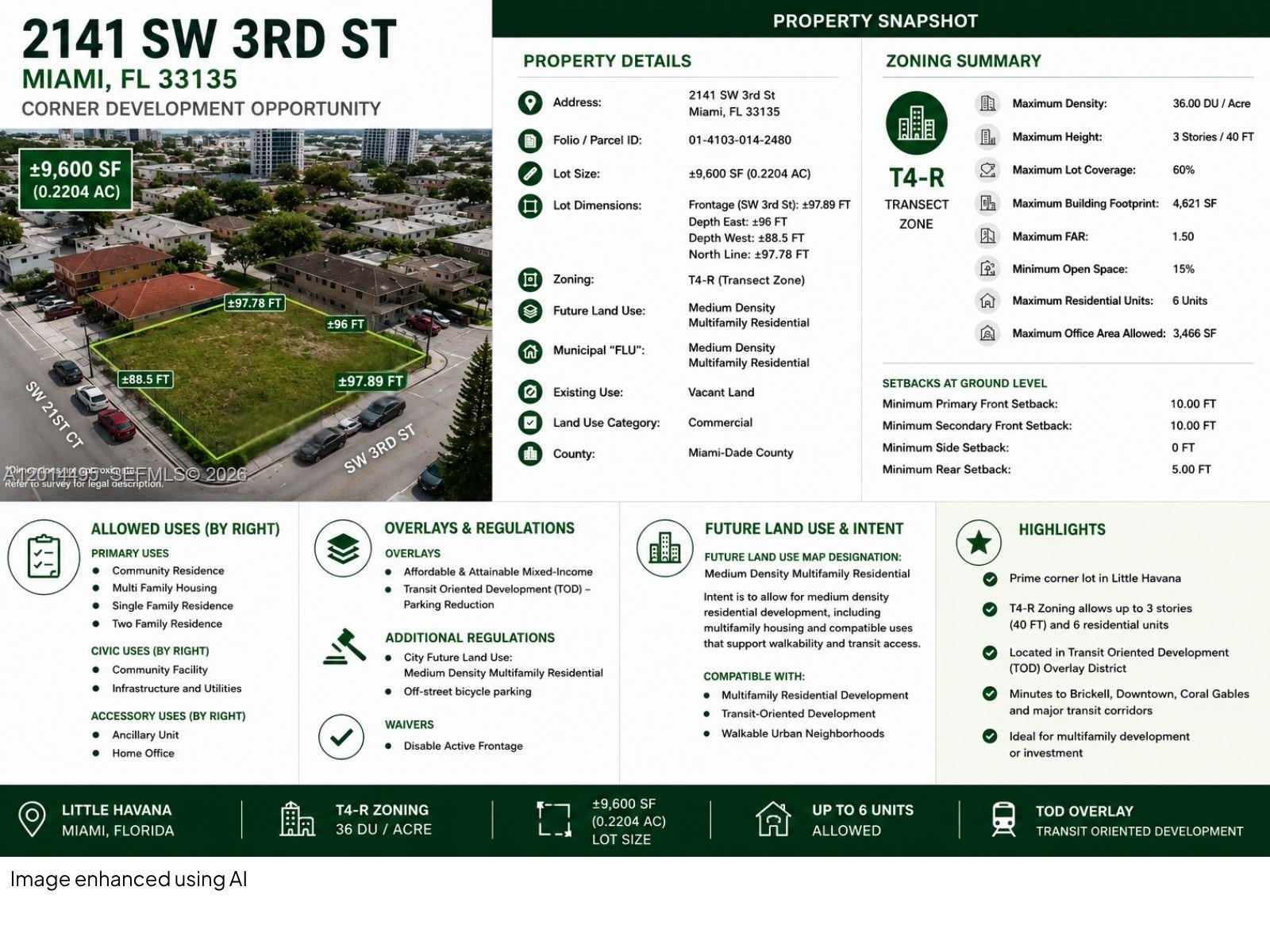 2141 Southwest 3rd Street Miami, FL 33135 - Photo 2 of 15 Enhanced image using AI