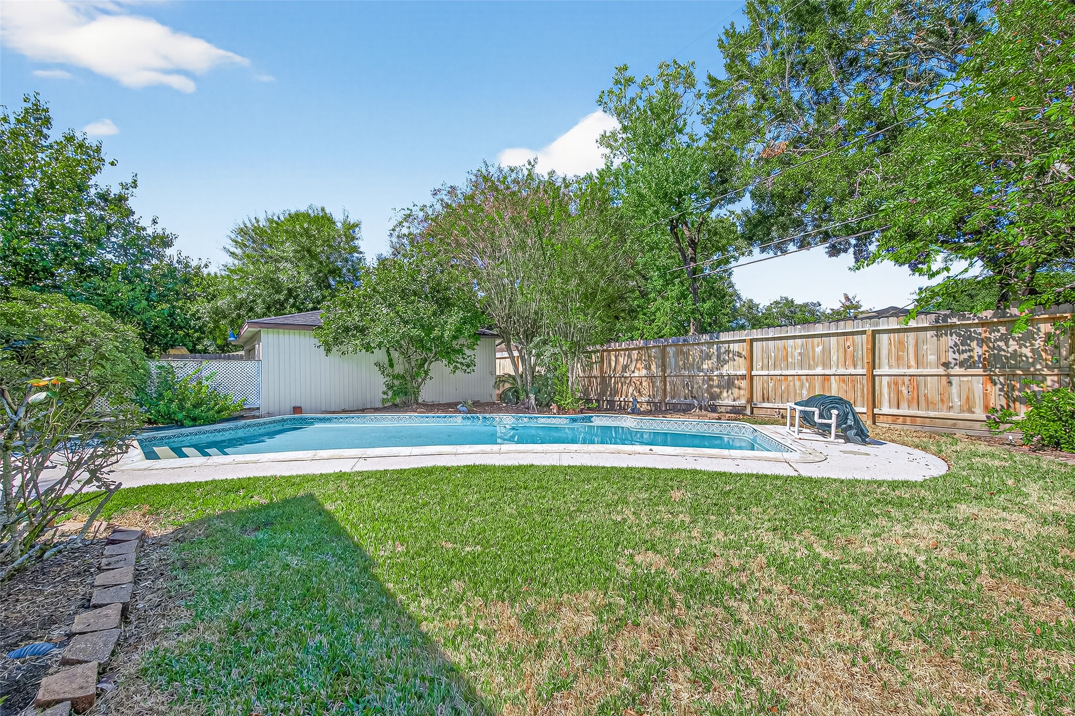 5734 Sanford Road Houston, TX 77096 - Photo 42 of 48 a view of pool with a yard