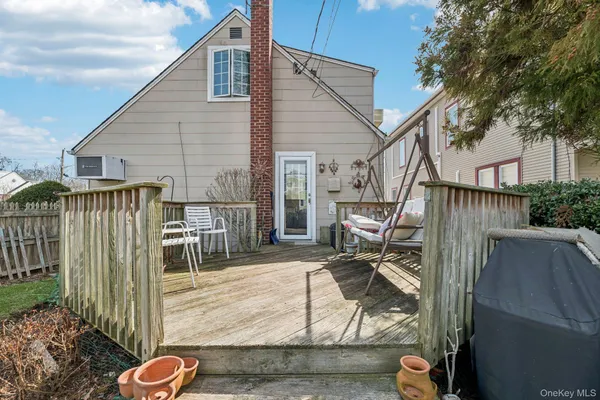 a view of outdoor space and deck