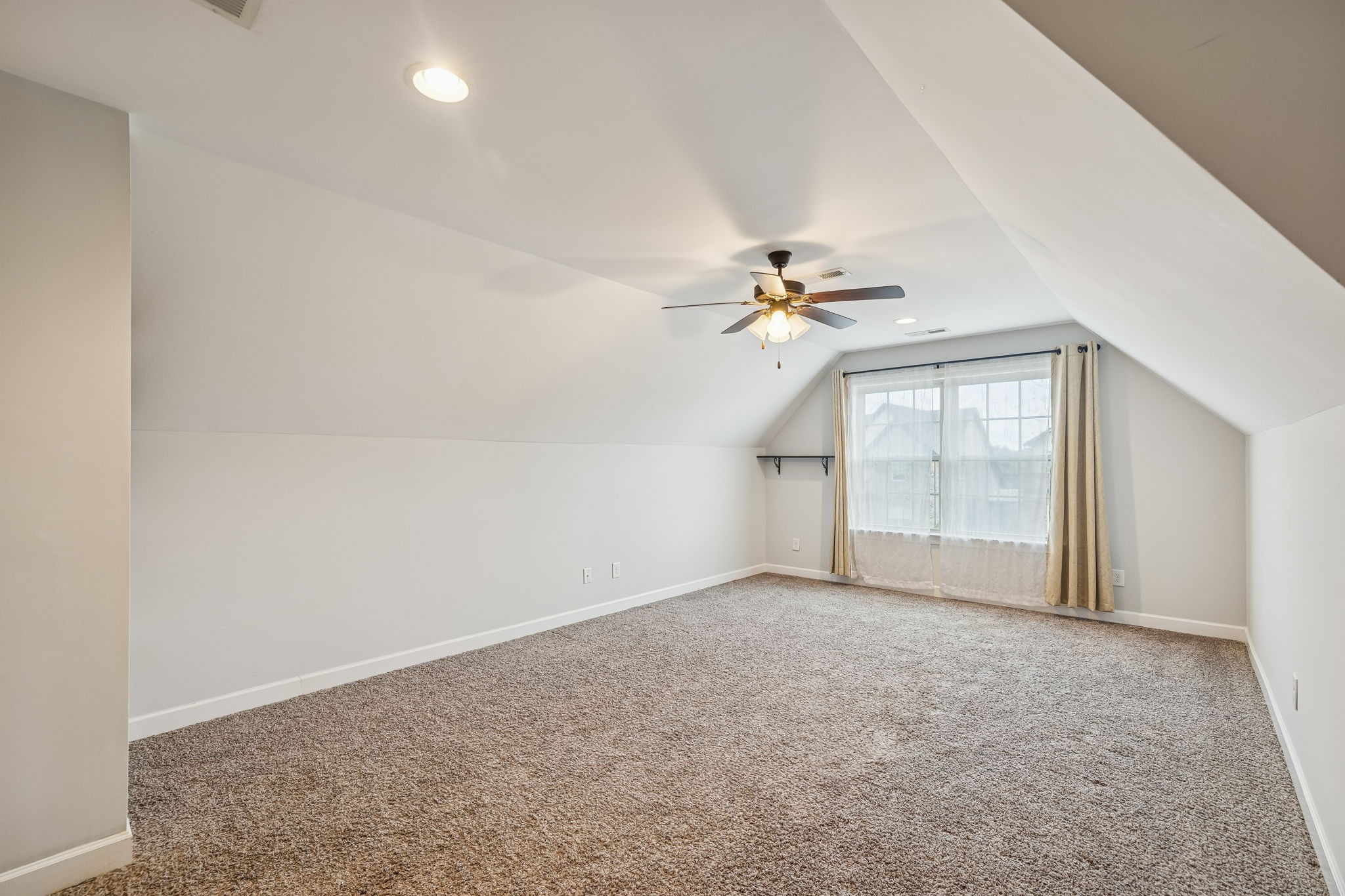 2912 Butterfly Bend Murfreesboro, TN 37129 - Photo 29 of 48 an empty room with windows and chandelier fan