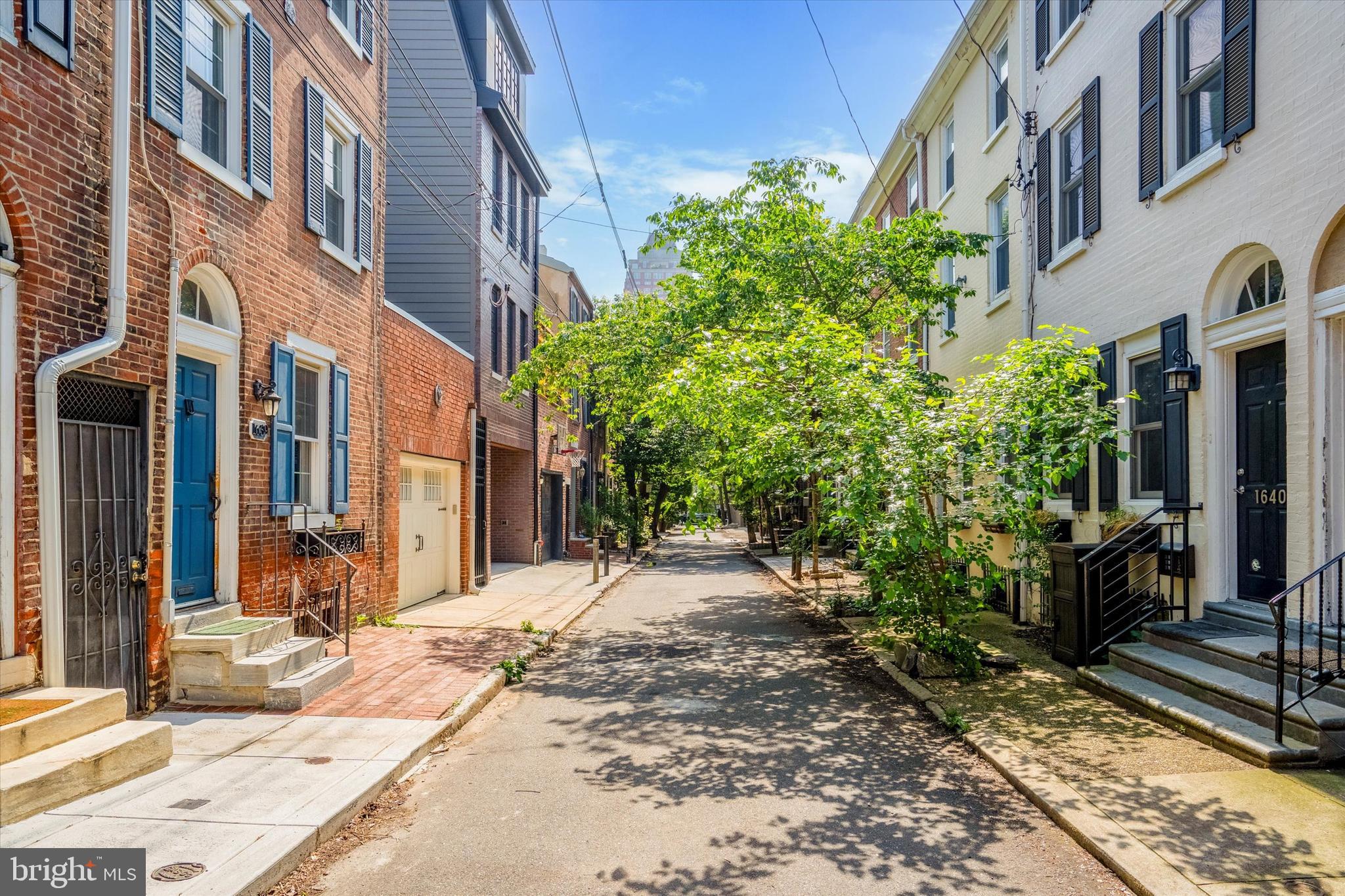1640 Waverly Street Philadelphia, PA 19146 - Photo 15 of 16 a view of a pathway both side of the house