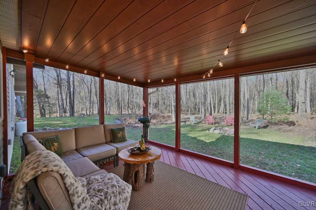 11 Hemlock Path Jim Thorpe, PA 18229 - Photo 25 of 36 a outdoor space with patio lots of furniture and wooden floor