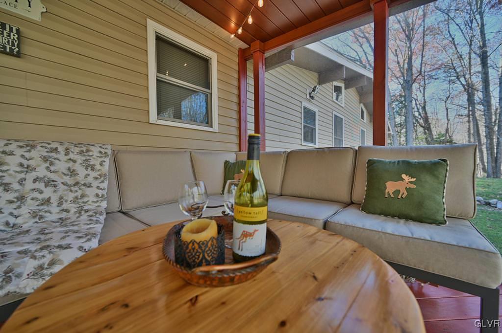 11 Hemlock Path Jim Thorpe, PA 18229 - Photo 26 of 36 a view of a porch with furniture and a potted plant