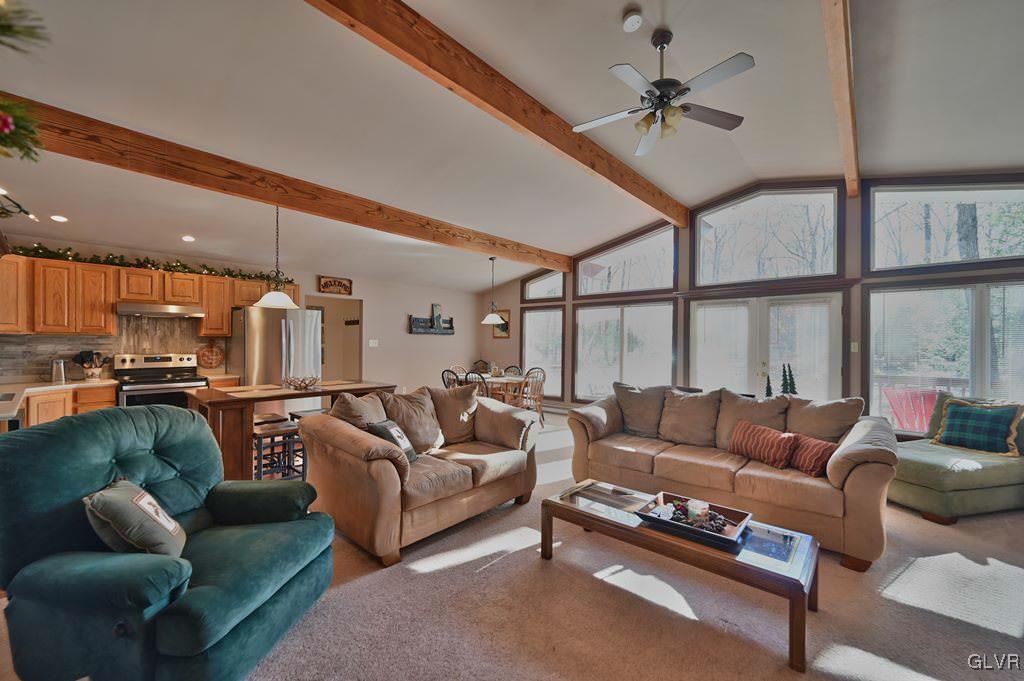 11 Hemlock Path Jim Thorpe, PA 18229 - Photo 7 of 36 a living room with furniture and a large window
