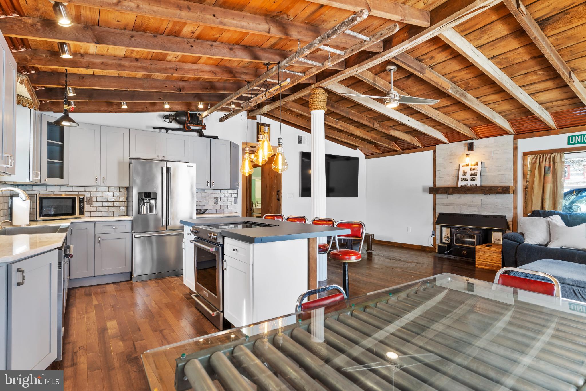 179 Grandview Road Hummelstown, PA 17036 - Photo 2 of 20 Charming kitchen with rustic wooden beams.