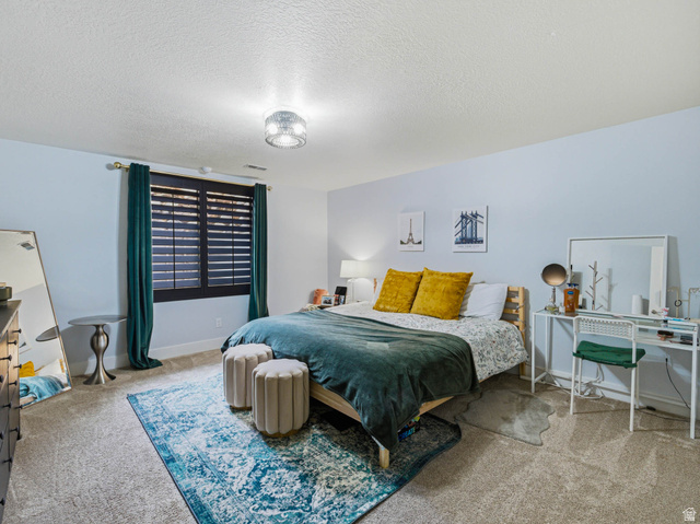 1154 Sunset Dunes Way Draper, UT 84020 - Photo 47 of 50 Carpeted bedroom with a textured ceiling and baseboards