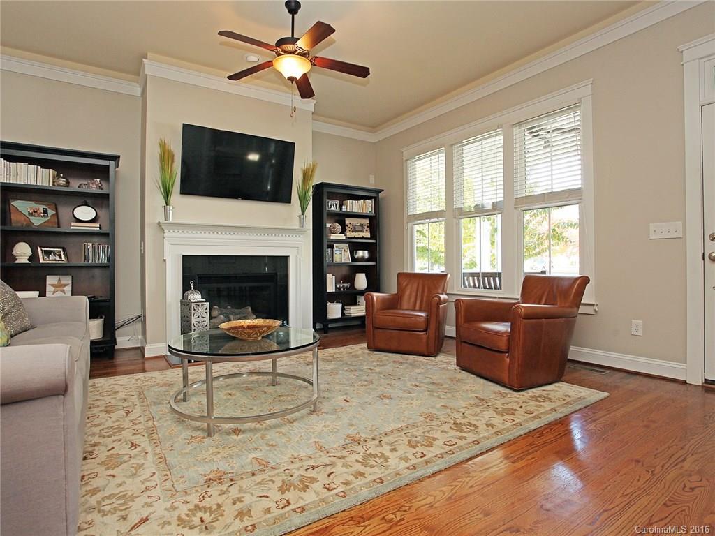 3542 Richard's Crossing Fort Mill, SC 29708 - Photo 6 of 24 a living room with furniture fireplace and flat screen tv