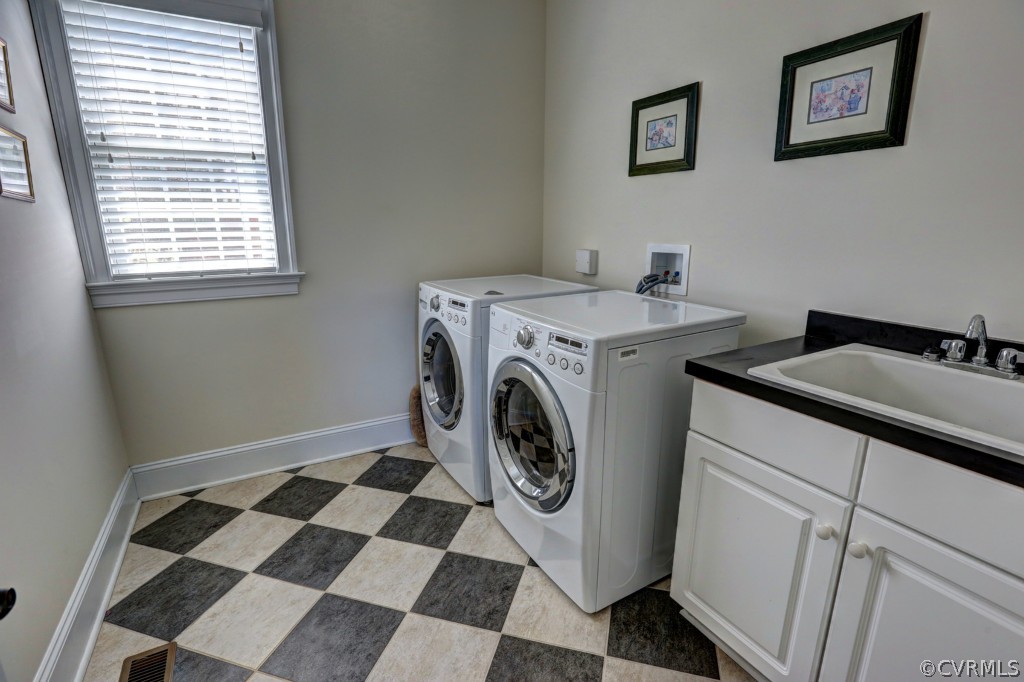3724 Bircham Loop Midlothian, VA 23113 - Photo 19 of 24 a utility room with dryer and washer