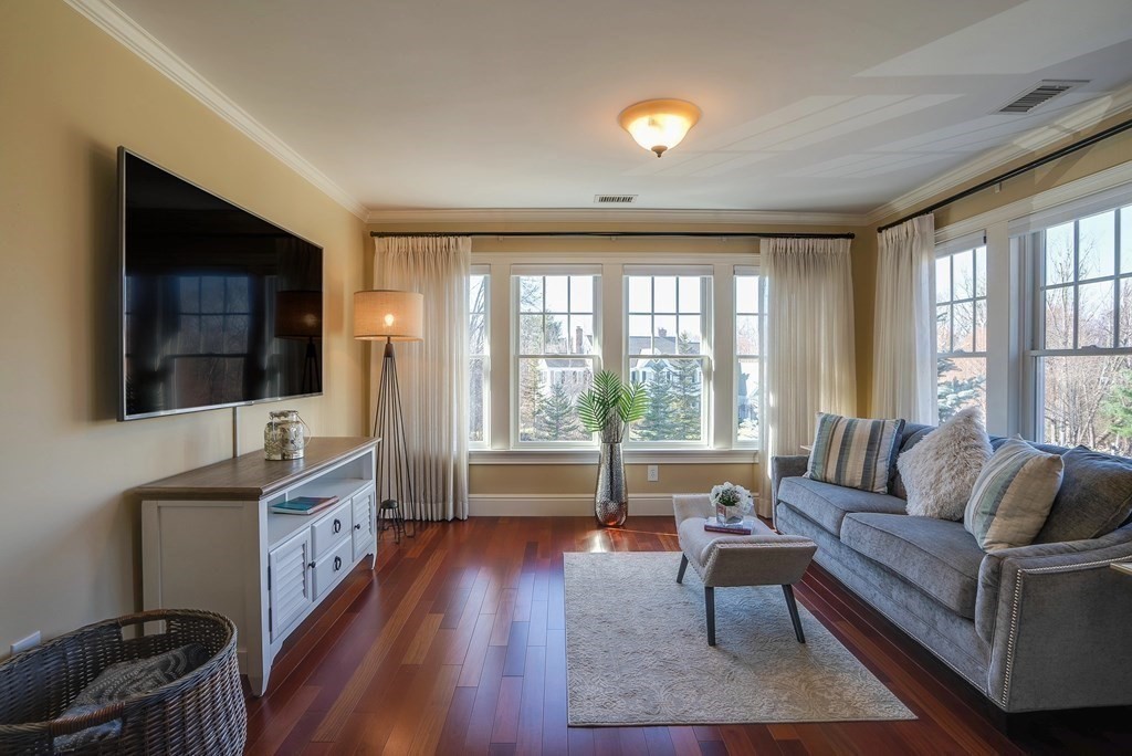 6 High Meadow Road Andover, MA 01810 - Photo 28 of 41 a living room with furniture and a flat screen tv