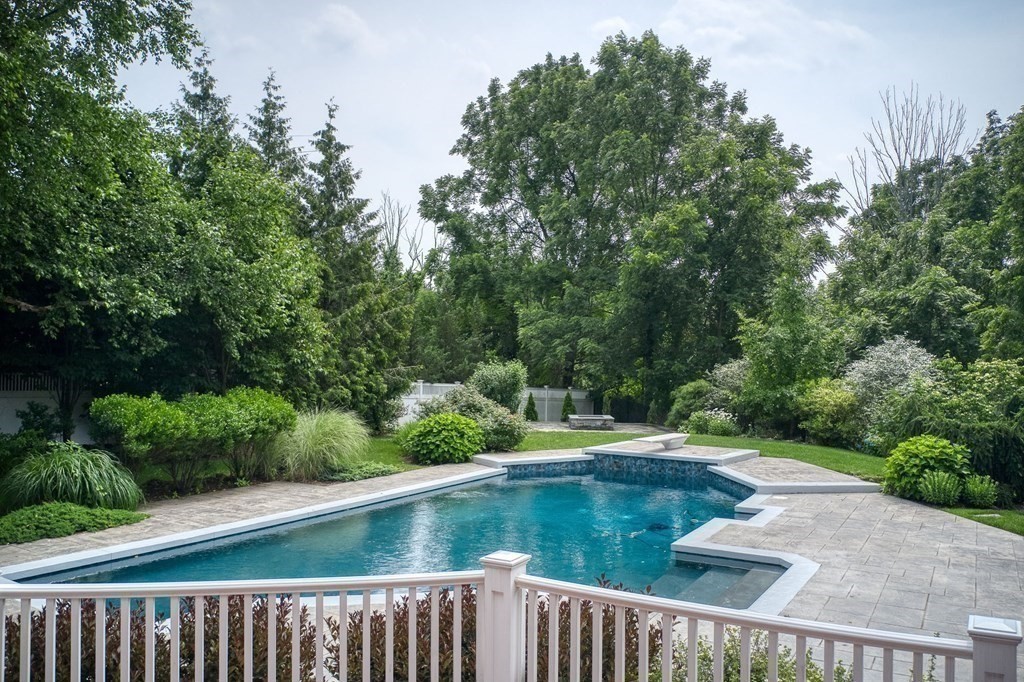 6 High Meadow Road Andover, MA 01810 - Photo 3 of 41 a view of swimming pool from a balcony