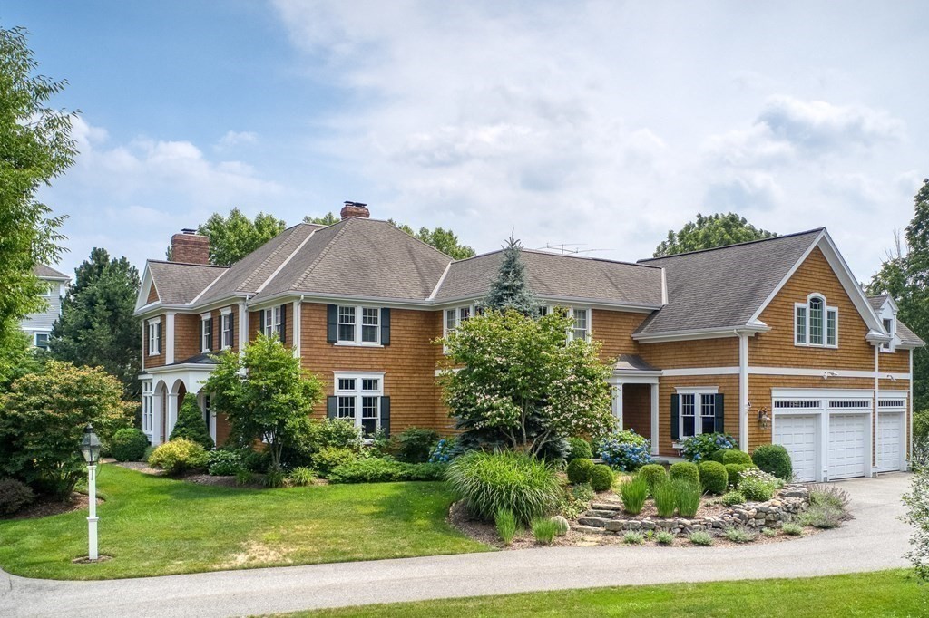 6 High Meadow Road Andover, MA 01810 - Photo 5 of 41 front view of house with a yard