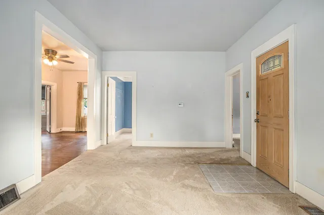 a view of an empty room