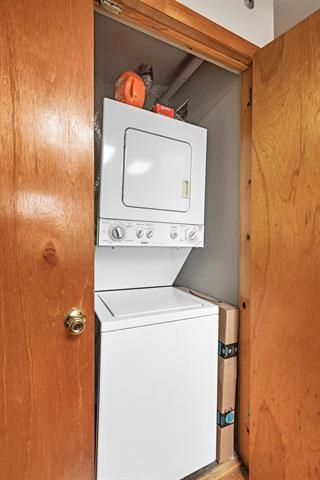 208 1st Street, Unit 5B Hoboken, NJ 07030 - Photo 3 of 11 a utility room with dryer and washer