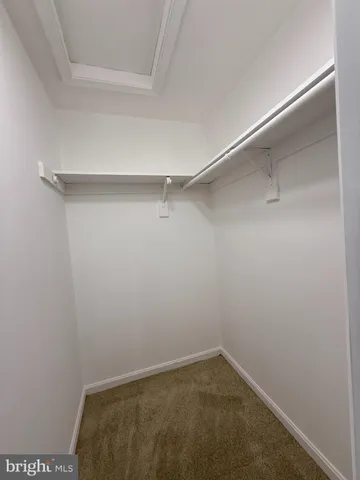 a view of a room with shelf on the wall
