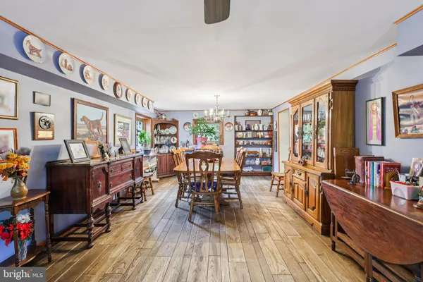 a kitchen with lots of counter top space