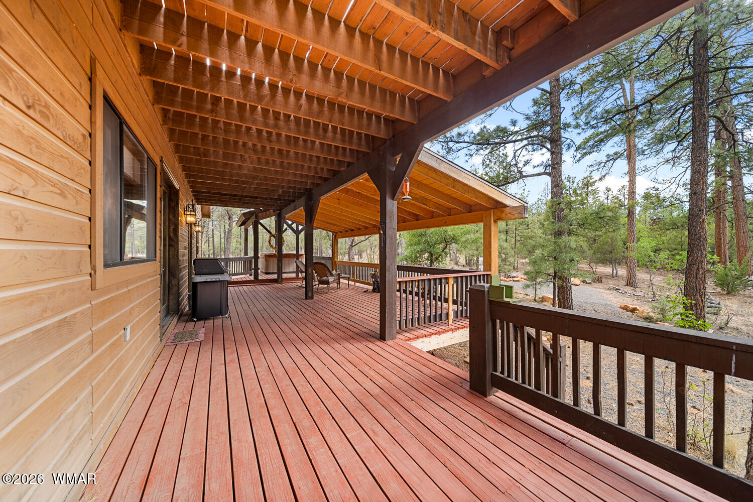 1980 Spring Creek Lane Overgaard, AZ 85933 - Photo 54 of 64 Large Deck