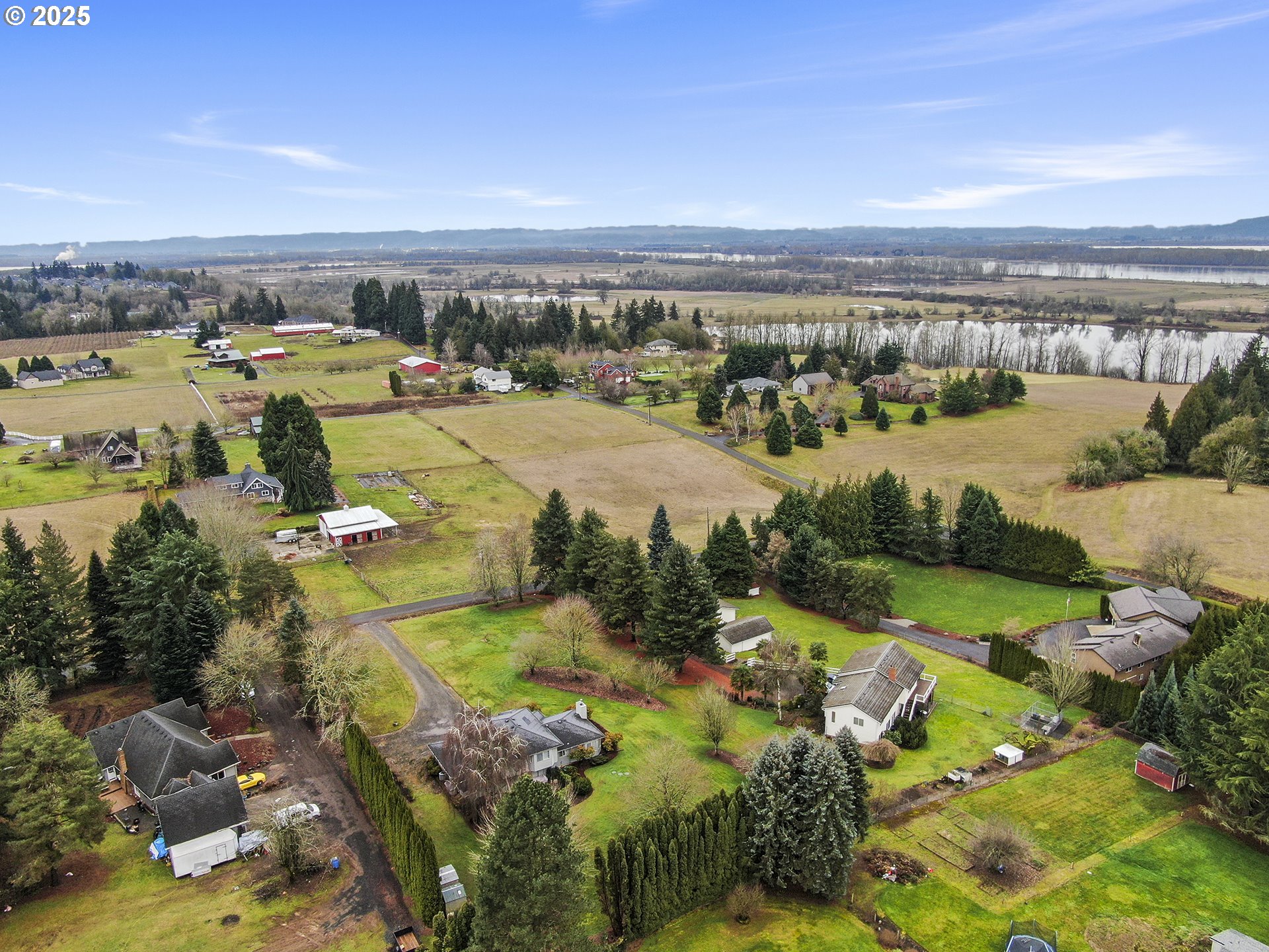 5906 Northwest 169th Street Ridgefield, WA 98642 - Photo 35 of 35 an aerial view of residential houses with outdoor space