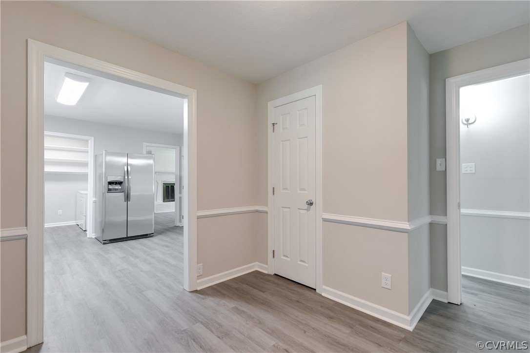 14911 Rowlett Road Chesterfield, VA 23838 - Photo 17 of 50 wooden floor with white walls
