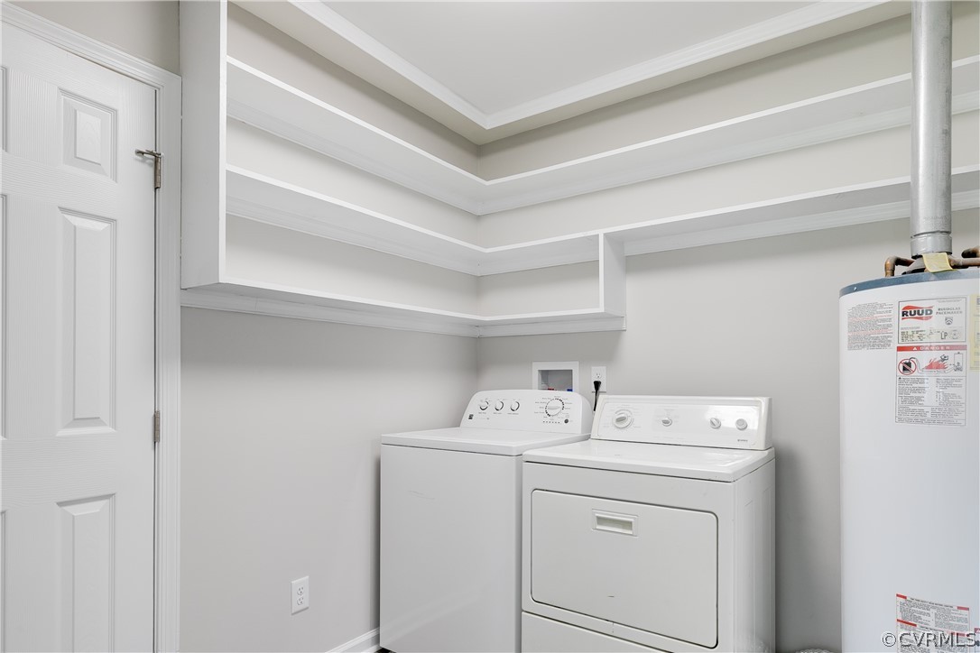 14911 Rowlett Road Chesterfield, VA 23838 - Photo 29 of 50 a utility room with dryer and washer