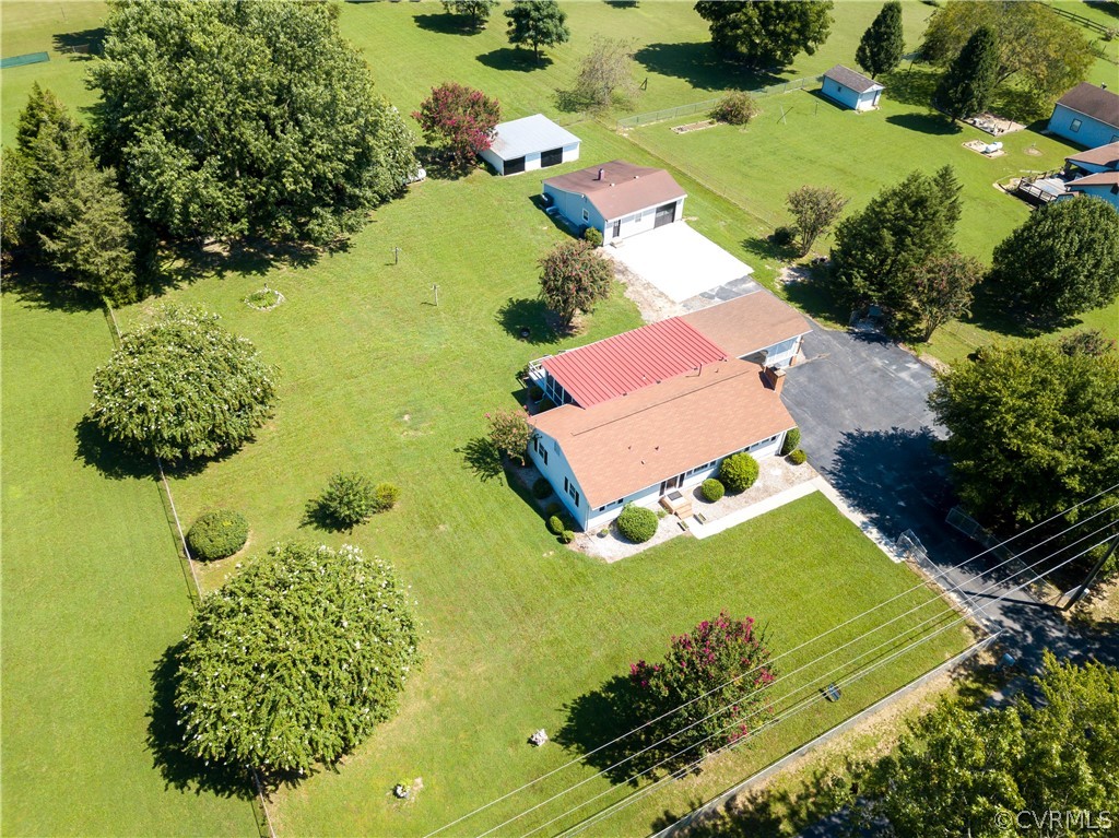14911 Rowlett Road Chesterfield, VA 23838 - Photo 4 of 50 an aerial view of a house with a yard swimming pool