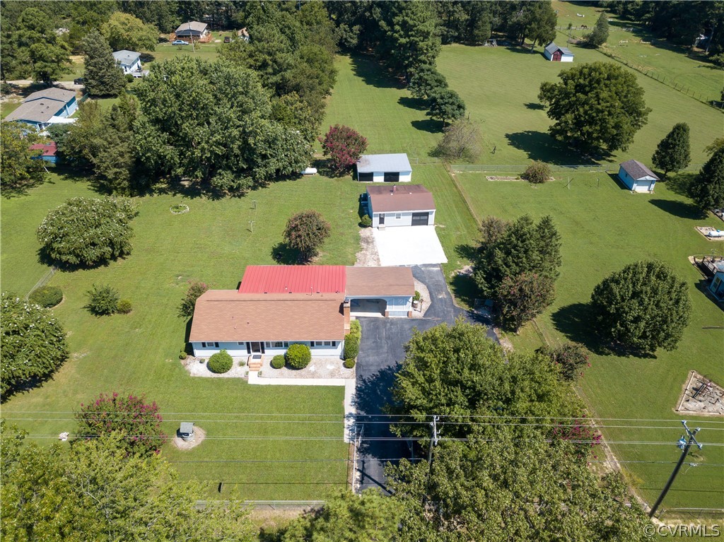 14911 Rowlett Road Chesterfield, VA 23838 - Photo 46 of 50 an aerial view of a house with yard swimming pool and outdoor seating