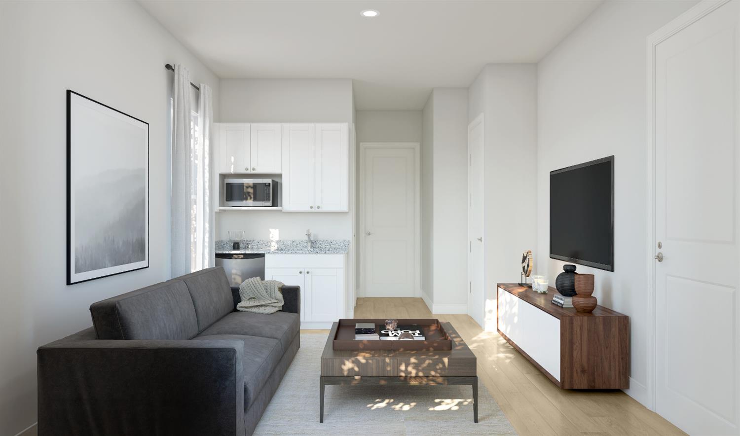 8127 Canyon Ridge Drive Friant, CA 93626 - Photo 12 of 18 a living room with furniture and a flat screen tv