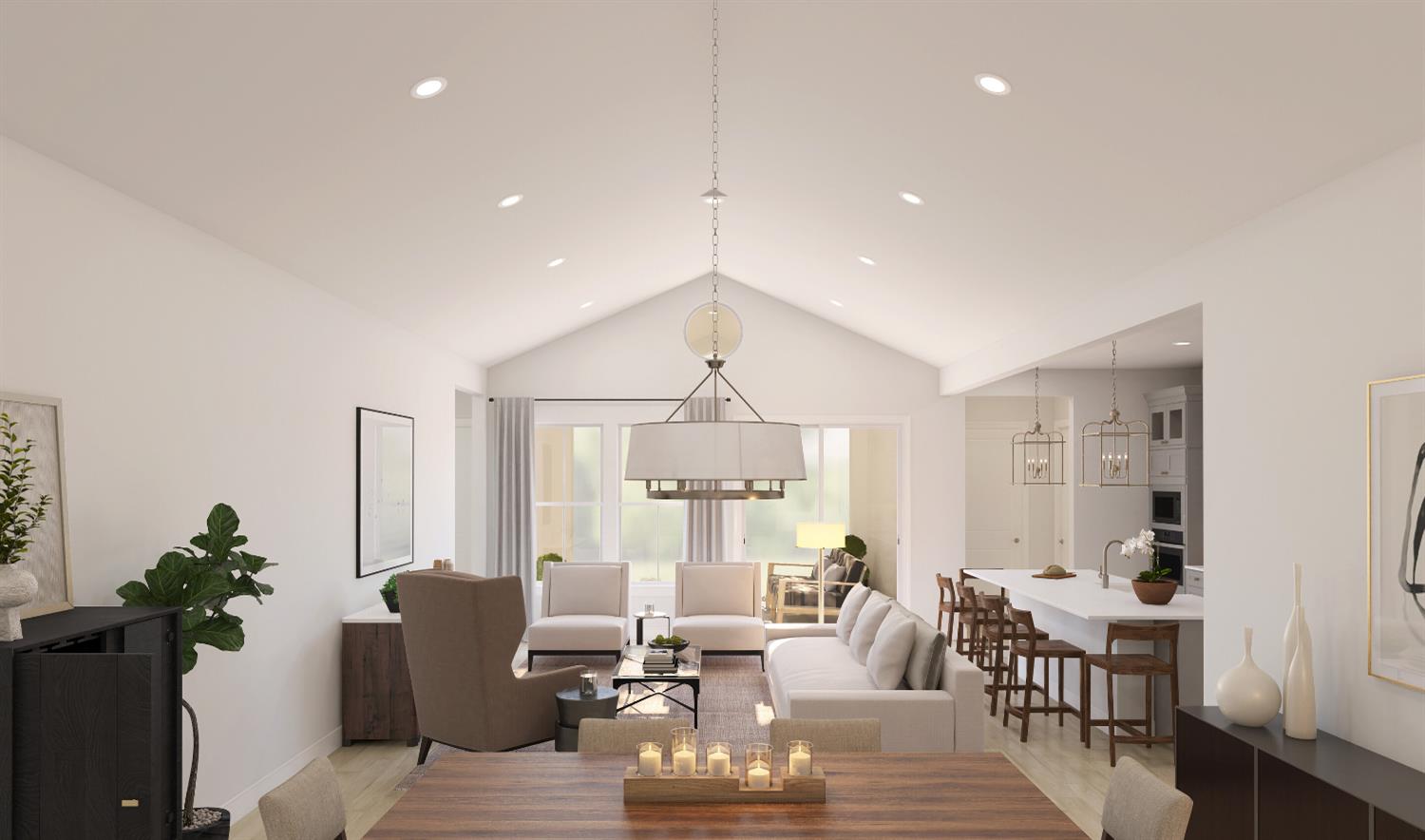 8127 Canyon Ridge Drive Friant, CA 93626 - Photo 10 of 18 a living room with furniture a window and dining table