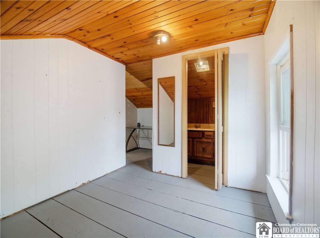 9741 East Lake Road Ripley, NY 14775 - Photo 34 of 45 A half bath is attached to the smallest bedroom.