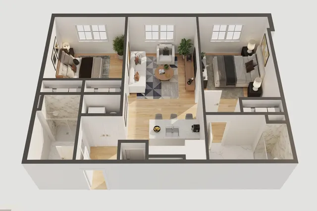 $2,495 | 50-52 Easton Avenue, Unit 203, New Brunswick, NJ 08901