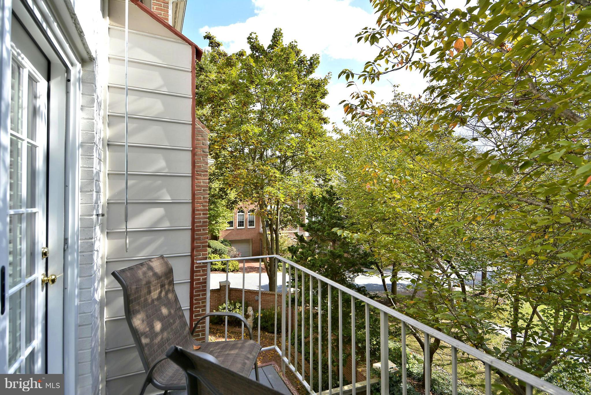 8002 Quarry Ridge Way Bethesda, MD 20817 - Photo 12 of 30 Deck off the Family Room overlooking the Park