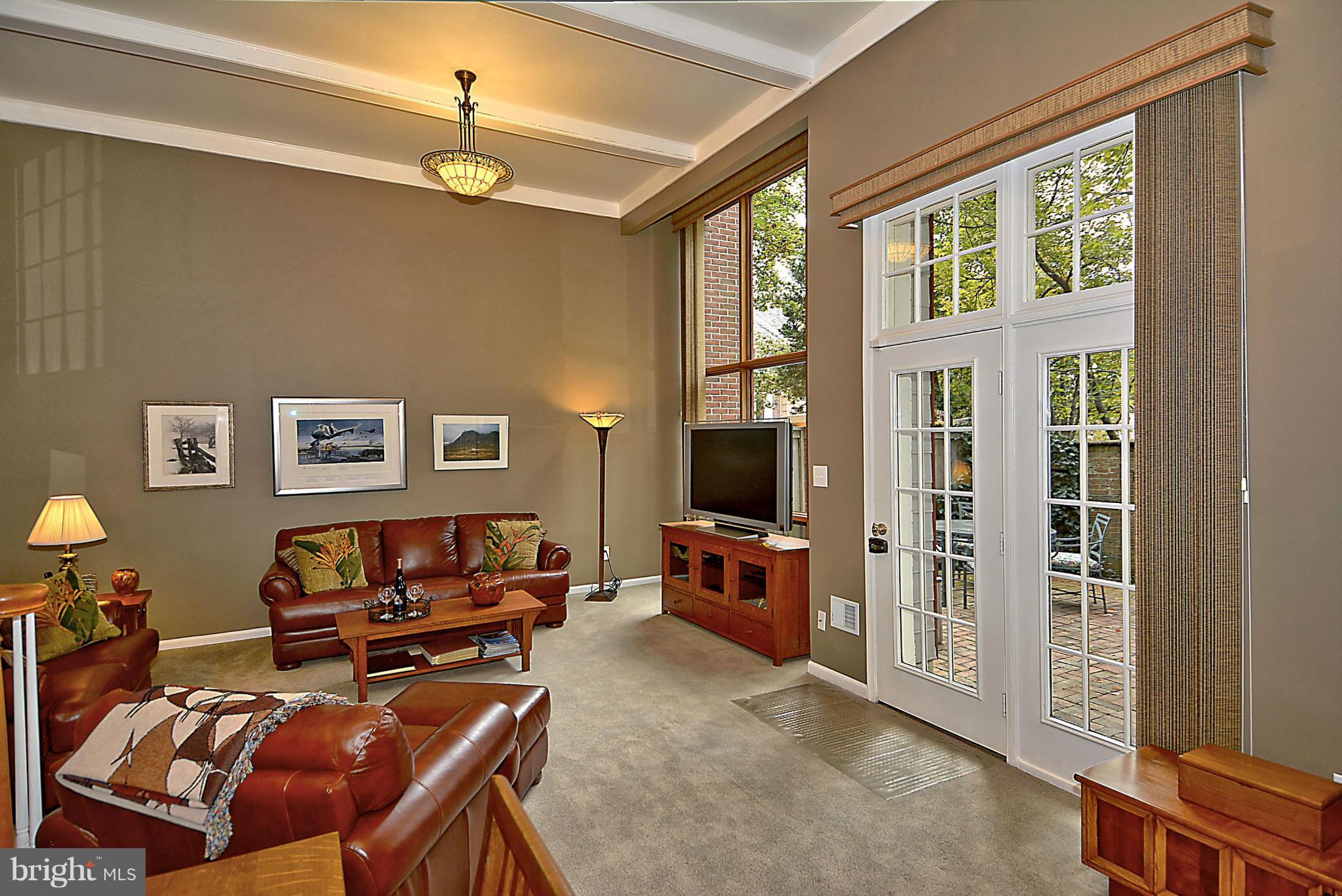 8002 Quarry Ridge Way Bethesda, MD 20817 - Photo 22 of 30 Walkout Recreation Room with French doors