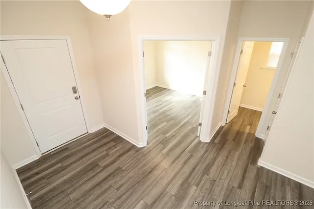 a view of wooden floor