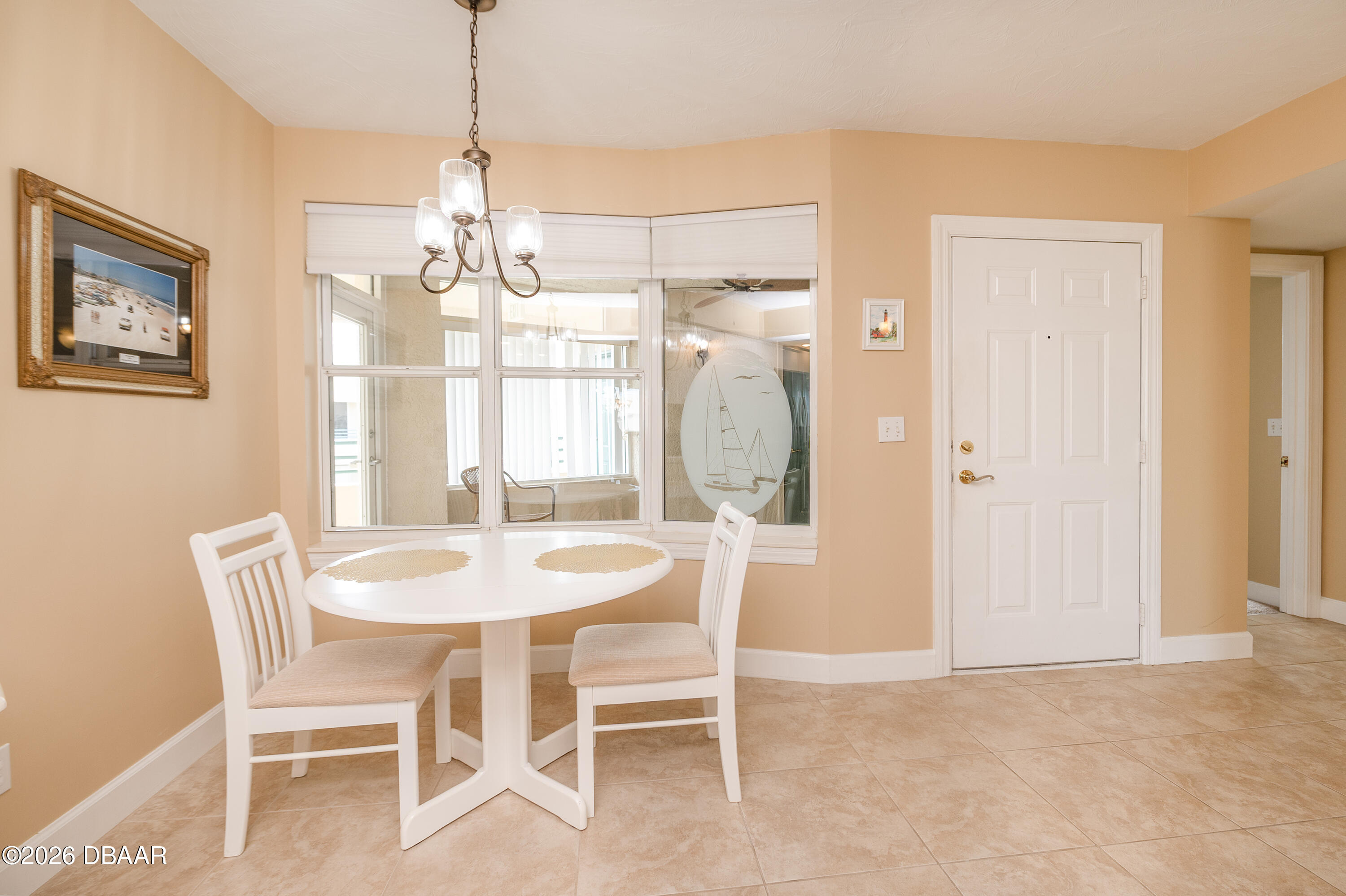 4575 South Atlantic Avenue, Unit 6701 Ponce Inlet, FL 32127 - Photo 15 of 35 a dining room with furniture and window