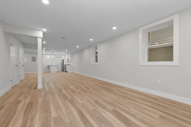 a view of kitchen and utility room