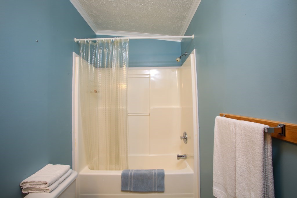 169 Ford Hill Road Rowe, MA 01367 - Photo 16 of 24 a bathroom with a shower and a toilet
