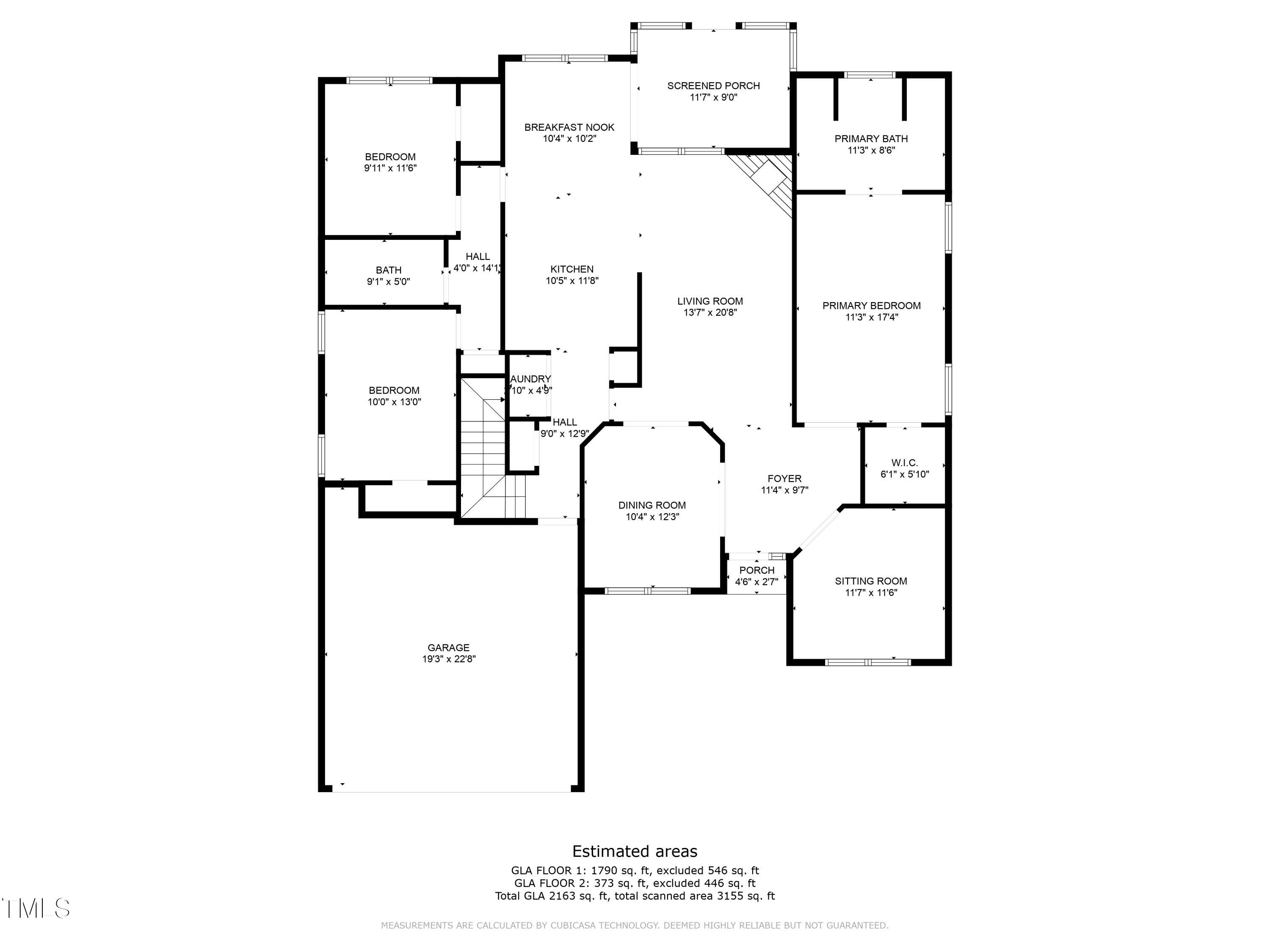 917 Golden Crest Drive Durham, NC 27704 - Photo 24 of 25 First Floor Floorplan