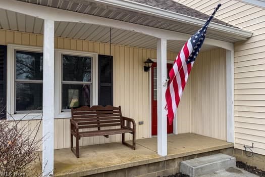4293 Good Road Seville, OH 44273 - Photo 3 of 35 Entrance to property featuring covered porch