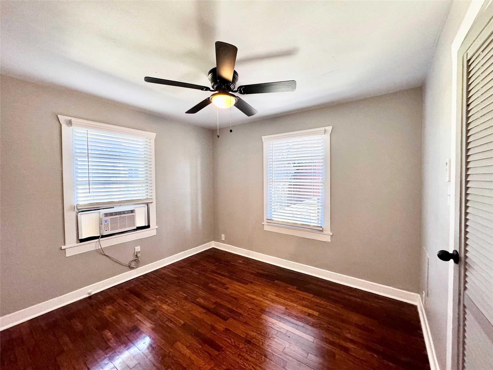 1018 Dunbar Street Houston, TX 77009 - Photo 25 of 30 with two windows for light! Window unit has been removed bc there's now CENTRAL HVAC!